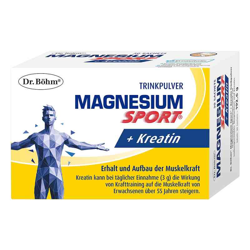 Dr. Böhm Magnesium Sport+Kreatin Granulat 30 stk von Apomedica Pharmazeutische Produkte GmbH PZN 20415298