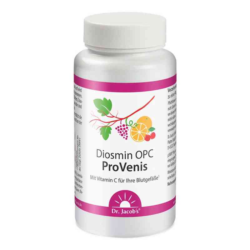 Dr. Jacob's Diosmin OPC ProVenis Polyphenole Weinreben vegan 90 stk von Dr. Jacob's Medical GmbH PZN 18031780