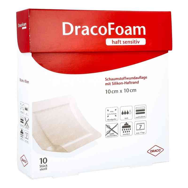 Dracofoam Haft sensitiv Schaumst.wund.10x10cm 10 stk von Dr. Ausbüttel GmbH & Co. KG PZN 10342115