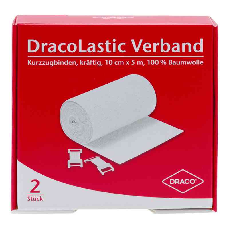 Dracolastic Verband kräftig 10cm Doppelpackung 2 stk von Dr. Ausbüttel GmbH & Co. KG PZN 01449854