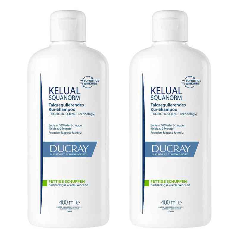 Ducray Doppelpack (Shampoo Fettige Schuppen) 2x400 ml von PIERRE FABRE DERMO KOSMETIK GmbH PZN 08104277
