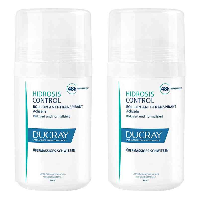 Ducray Hidrosis Control Roll-on Antitranspirant 2x40 ml von PIERRE FABRE DERMO KOSMETIK GmbH PZN 08104986