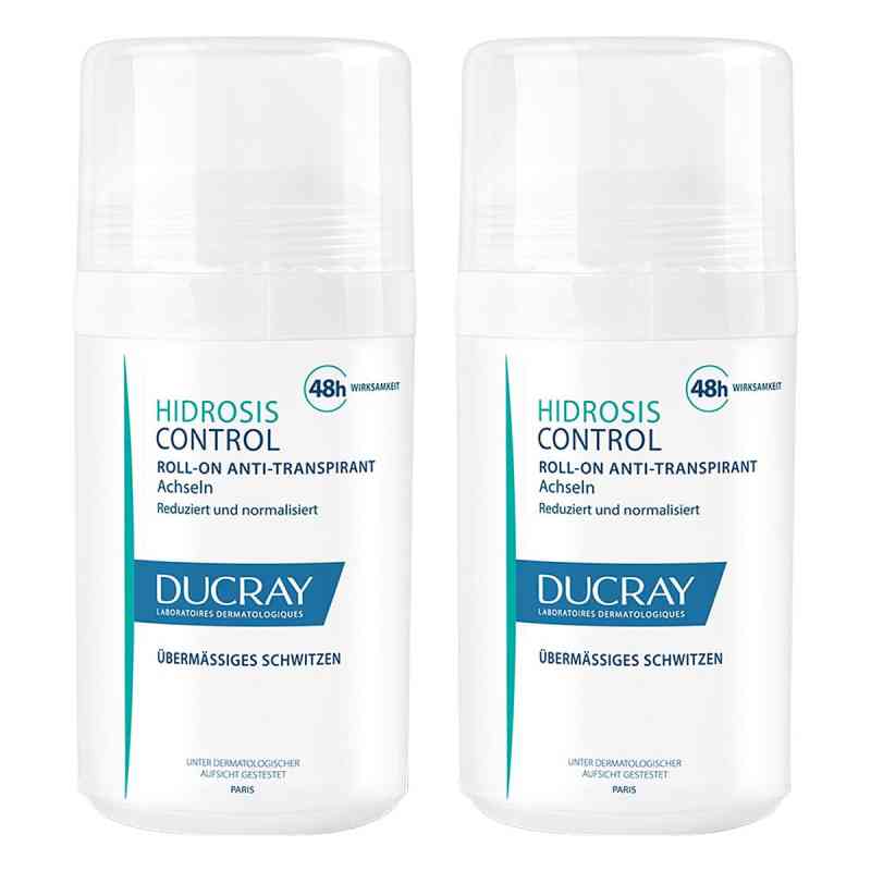 Ducray Hidrosis Control Roll-on Antitranspirant 2x40 ml von PIERRE FABRE DERMO KOSMETIK GmbH PZN 08105042