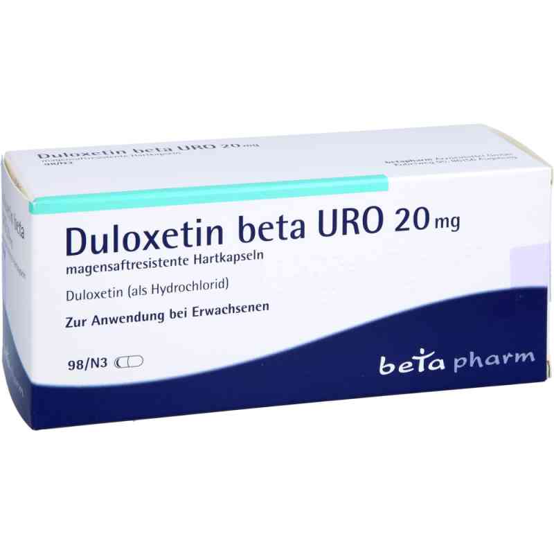 Duloxetin beta Uro 20 mg magensaftresistente Hartkapsel 98 stk von betapharm Arzneimittel GmbH PZN 07587043