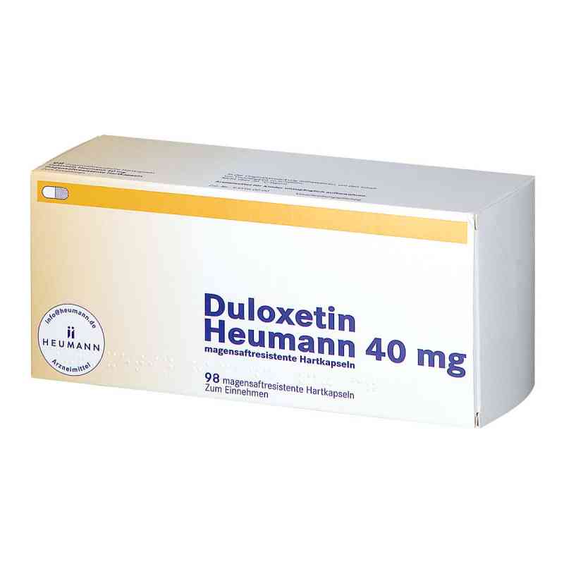 Duloxetin Heumann 40mg 98 stk von HEUMANN PHARMA GmbH & Co. Generica KG PZN 10785657