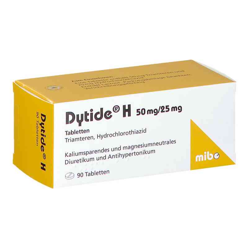 Dytide H 50 mg/25 mg Tabletten 90 stk von MIBE GmbH Arzneimittel PZN 03399729