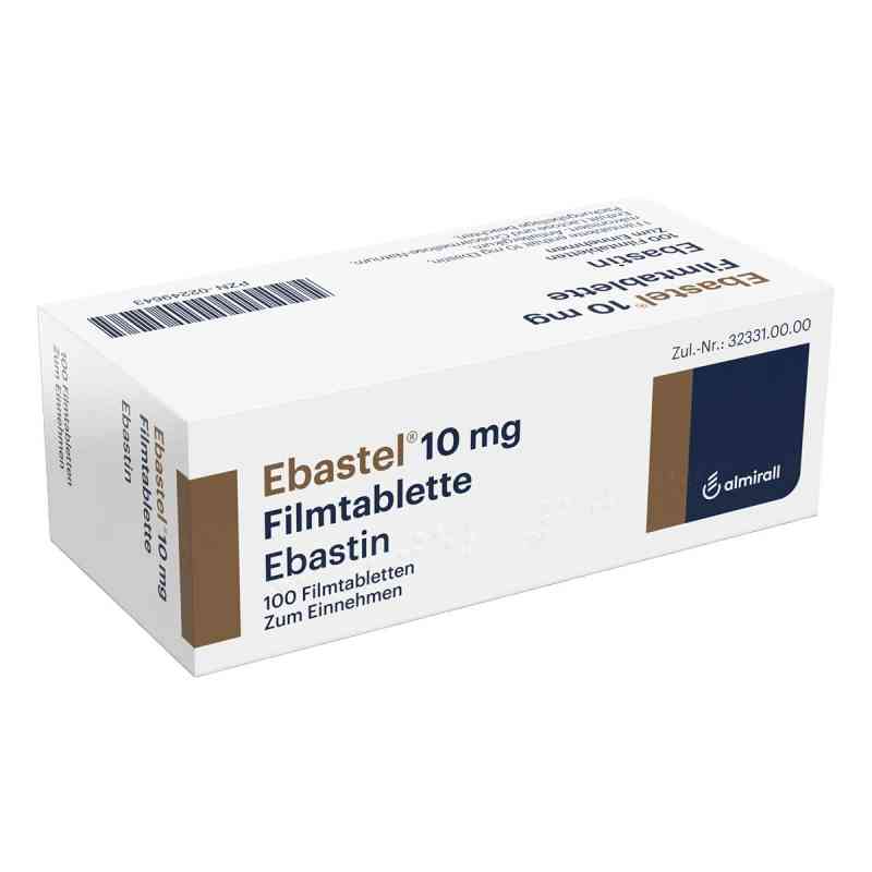 Ebastel 10 mg Filmtabletten 100 stk von ALMIRALL HERMAL GmbH PZN 02249643
