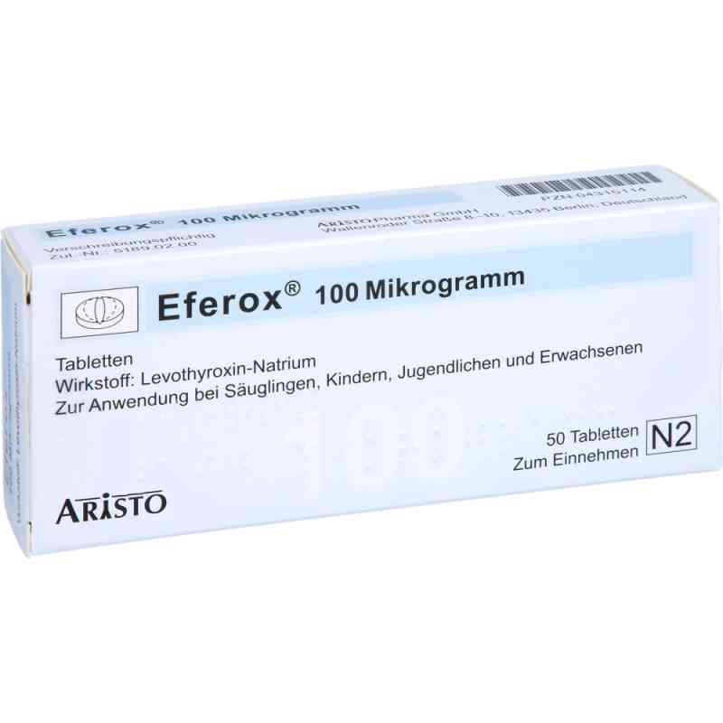 Eferox 100 Mikrogramm Tabletten 50 stk von Aristo Pharma GmbH PZN 04315114