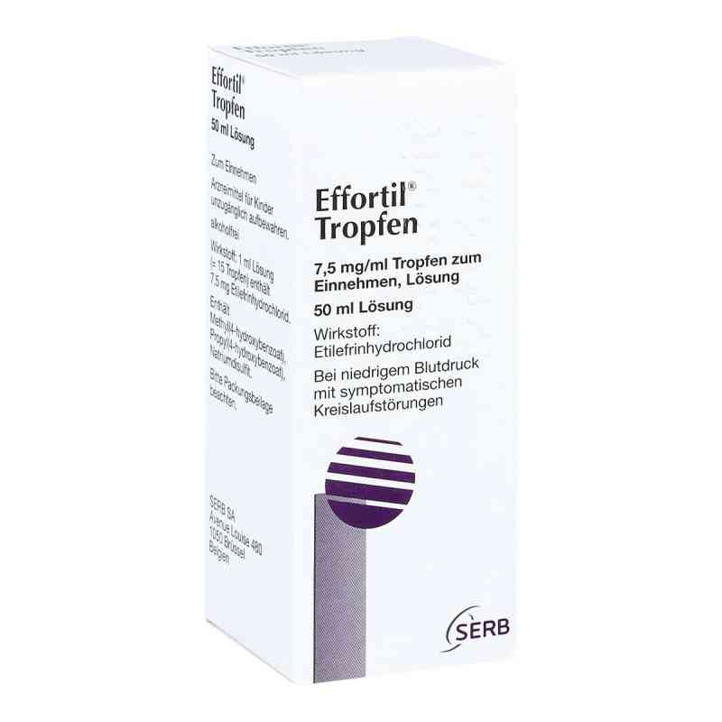 Effortil Tropfen bei niedrigem Blutdruck und Kreislaufstörungen 50 ml von SERB SA PZN 03194826