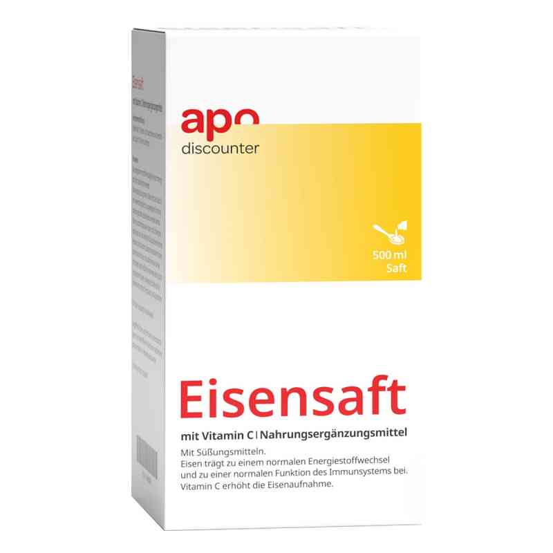 Eisensaft mit Vitamin C von apo-discounter 500 ml von Apologistics GmbH PZN 16498806