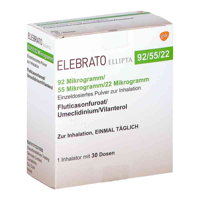Elebrato Ellipta 92 [my]g/55 [my]g/22 [my]g ed.P.z 1 stk von BERLIN-CHEMIE AG PZN 14055938