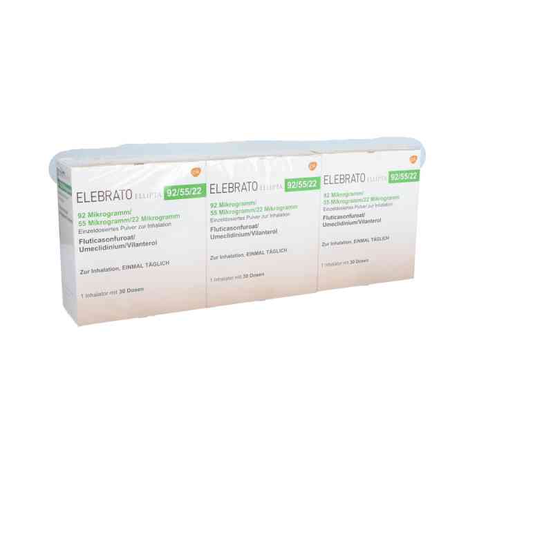 Elebrato Ellipta 92 [my]g/55 [my]g/22 [my]g ed.P.z 3 stk von BERLIN-CHEMIE AG PZN 14055967