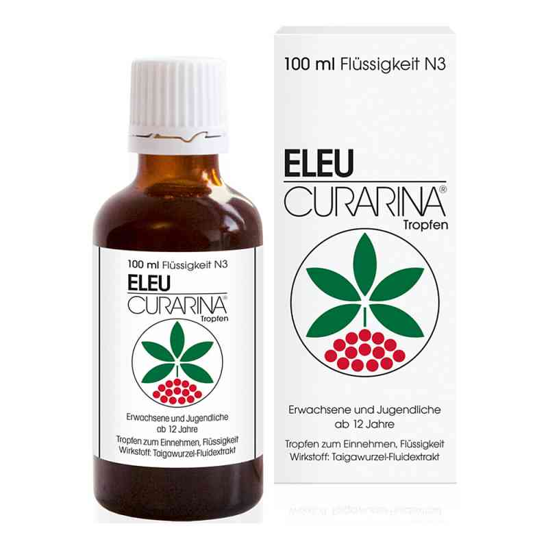 Eleu Curarina Tropfen 1ml Taigawurzel-Fluidextrakt 100 ml von Harras Pharma Curarina Arzneimittel GmbH PZN 01273214
