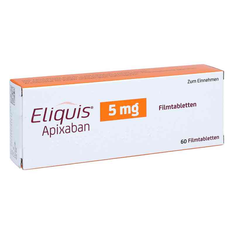 Eliquis® 5 mg 60 stk von Vertriebsgemeinschaft Bristol-Myers Squibb PZN 01647778