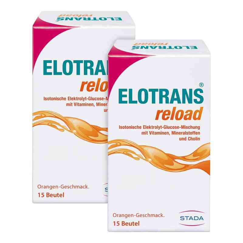 Elotrans Reload Elektrolyt-Pulver mit Vitaminen 2x15x7.57 g von STADA Consumer Health Deutschland GmbH PZN 08102336