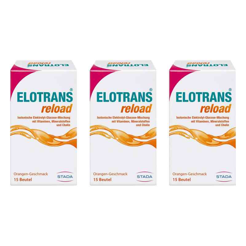 Elotrans Reload Elektrolyt-Pulver mit Vitaminen 3x15X7.57 g von STADA Consumer Health Deutschland GmbH PZN 08103196