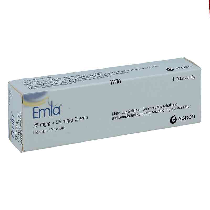 Emla 25 mg/g + 25 mg/g Creme 30 g von Aspen Germany GmbH PZN 13231379