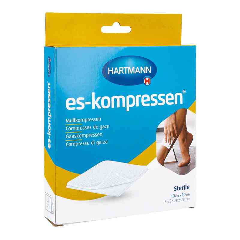 Es-kompressen Steril 10x10 Cm 8fach 17fädig 5X2 stk von PAUL HARTMANN AG PZN 16875901