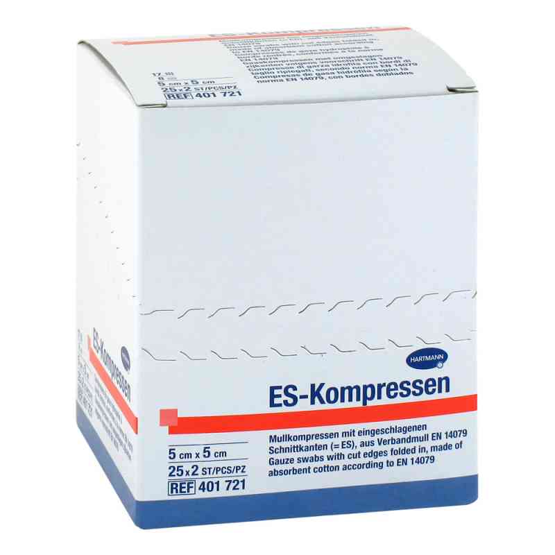 Es-kompressen steril 5x5 cm 8fach 25X2 stk von 1001 Artikel Medical GmbH PZN 00429217