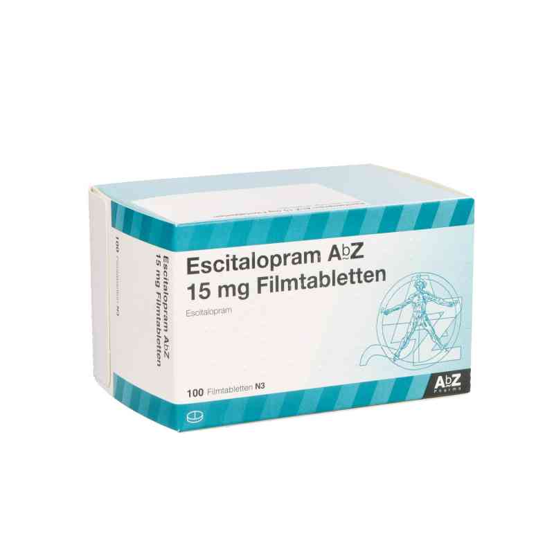 Escitalopram Abz 15 mg Filmtabletten 100 stk von AbZ Pharma GmbH PZN 10099152