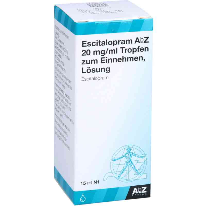 Escitalopram Abz 20 mg/ml Tropfen zum Einnehmen 15 ml von AbZ Pharma GmbH PZN 10099198