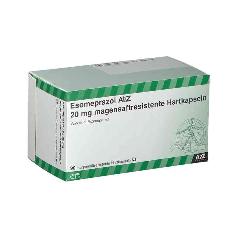 Esomeprazol AbZ 20mg 90 stk von AbZ Pharma GmbH PZN 06465349
