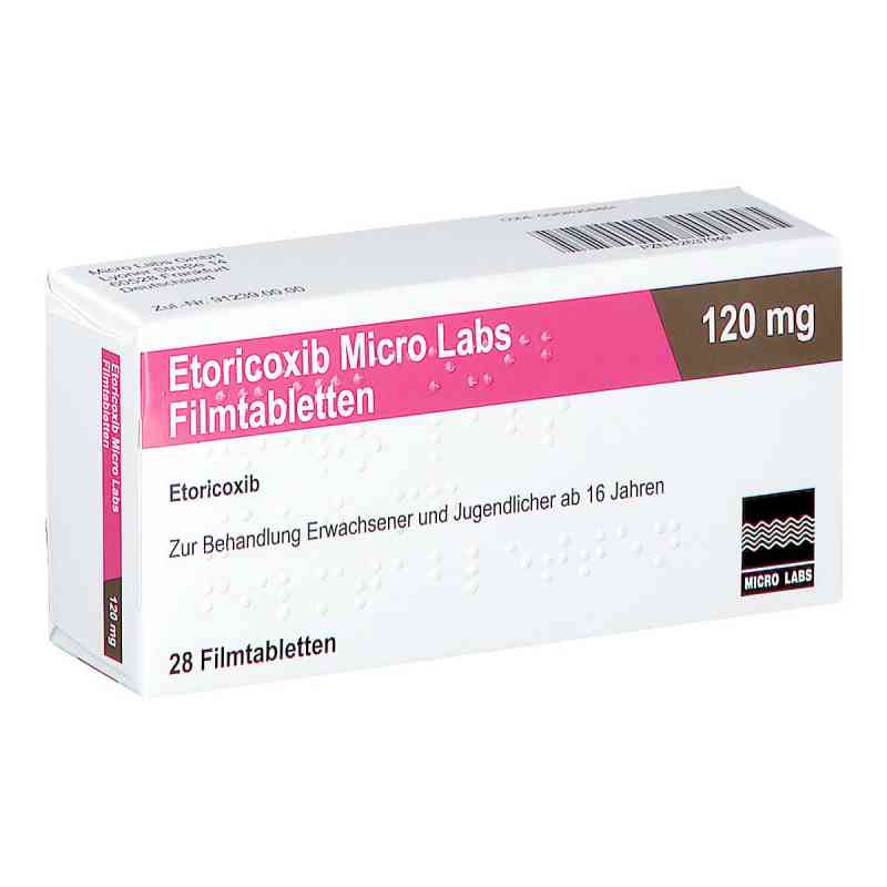 Etoricoxib Micro Labs 120 mg Filmtabletten 28 stk von Micro Labs GmbH PZN 12637949