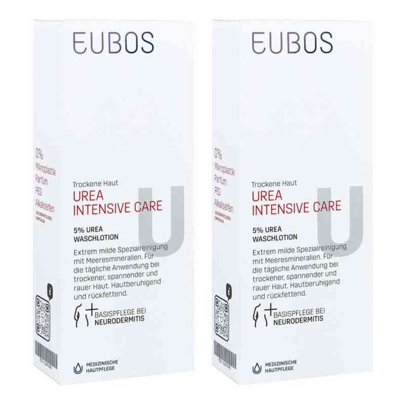 Eubos Trockene Haut Urea 5% Waschlotion 2x200 ml von Dr. Hobein (Nachf.) GmbH PZN 08103070