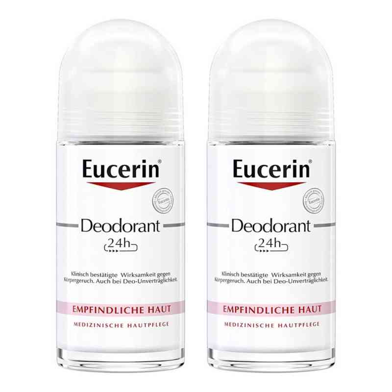Eucerin Deodorant Roll-On 24h 2x50 ml von Beiersdorf AG Eucerin PZN 08104761