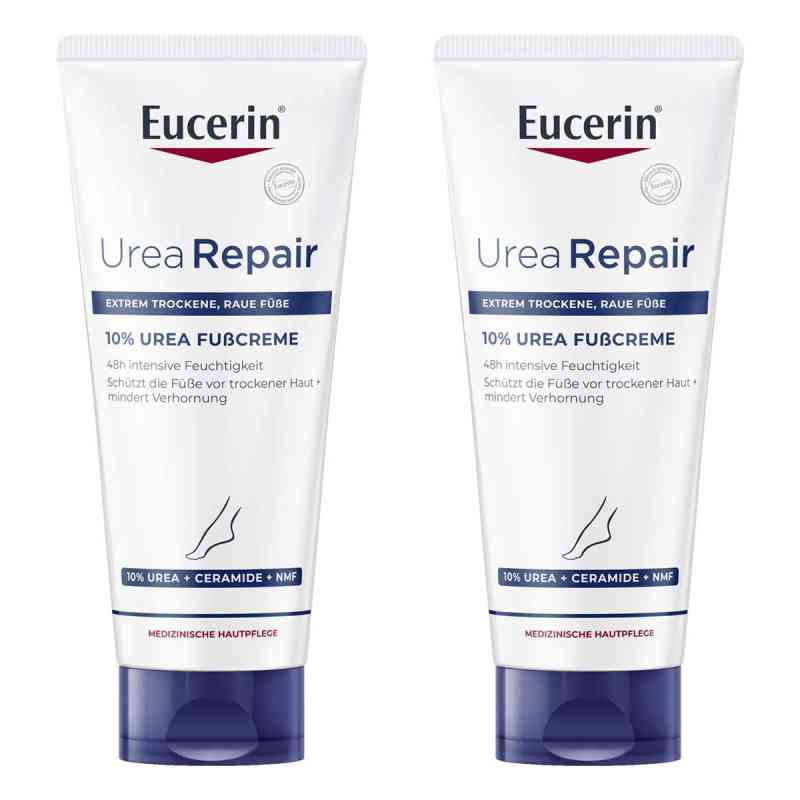 Eucerin Urea Repair Plus Fusscreme 10% 2x100 ml von Beiersdorf AG Eucerin PZN 08102734