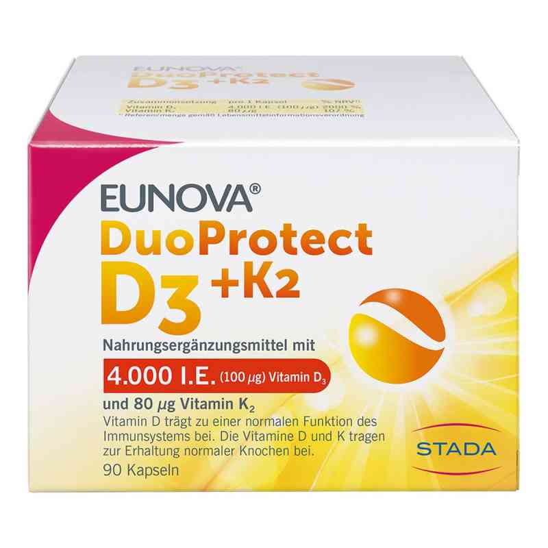 Eunova DuoProtect Vitamin D3+K2 4000IE/80UG 90 stk von STADA Consumer Health Deutschlan PZN 14133561