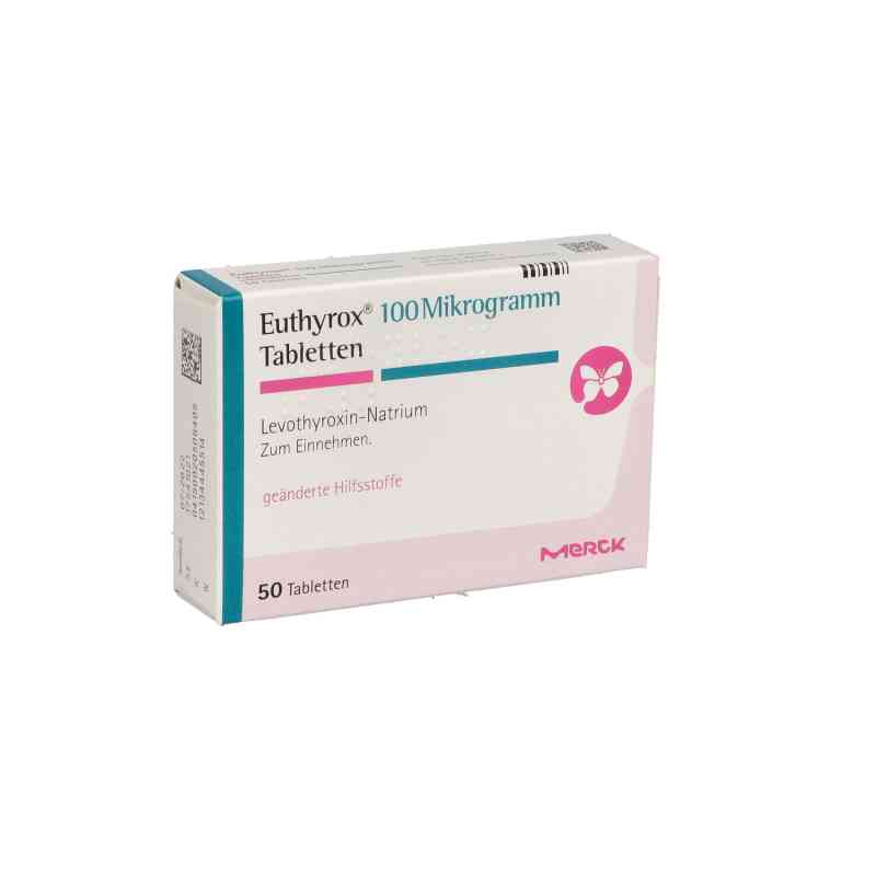 Euthyrox 100 Mikrogramm Tabletten 50 stk von Merck Healthcare Germany GmbH PZN 02050640