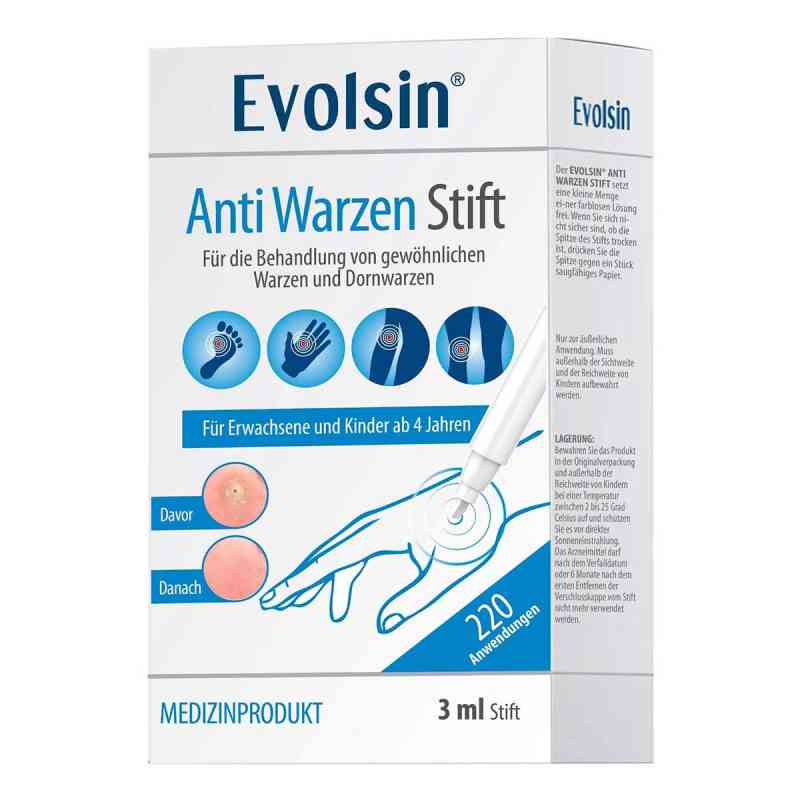 Evolsin Anti Warzen Stift 3 ml von Evolsin medical UG (haftungsbeschränkt) PZN 18359049