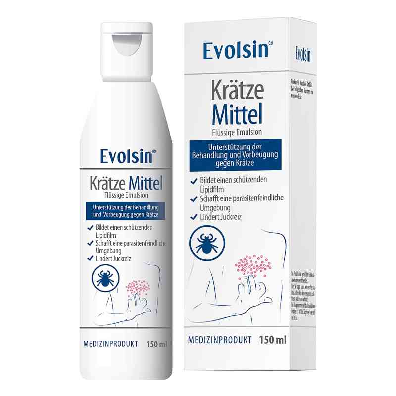 Evolsin Krätze Mittel Emulsion 150 ml von Evolsin medical UG (haftungsbeschränkt) PZN 18758128