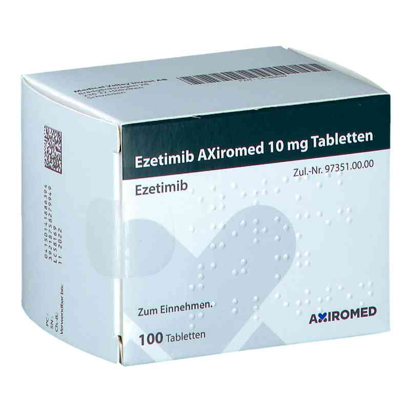 Ezetimib Axiromed 10 mg Tabletten 100 stk von Medical Valley Invest AB PZN 14188639