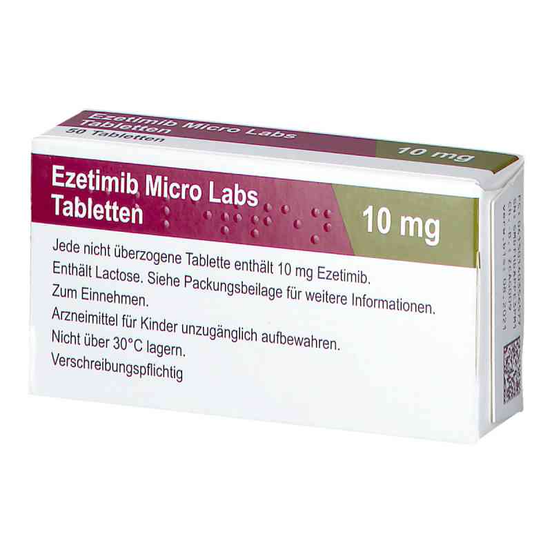 Ezetimib Micro Labs 10 mg Tabletten 50 stk von Micro Labs GmbH PZN 14035657