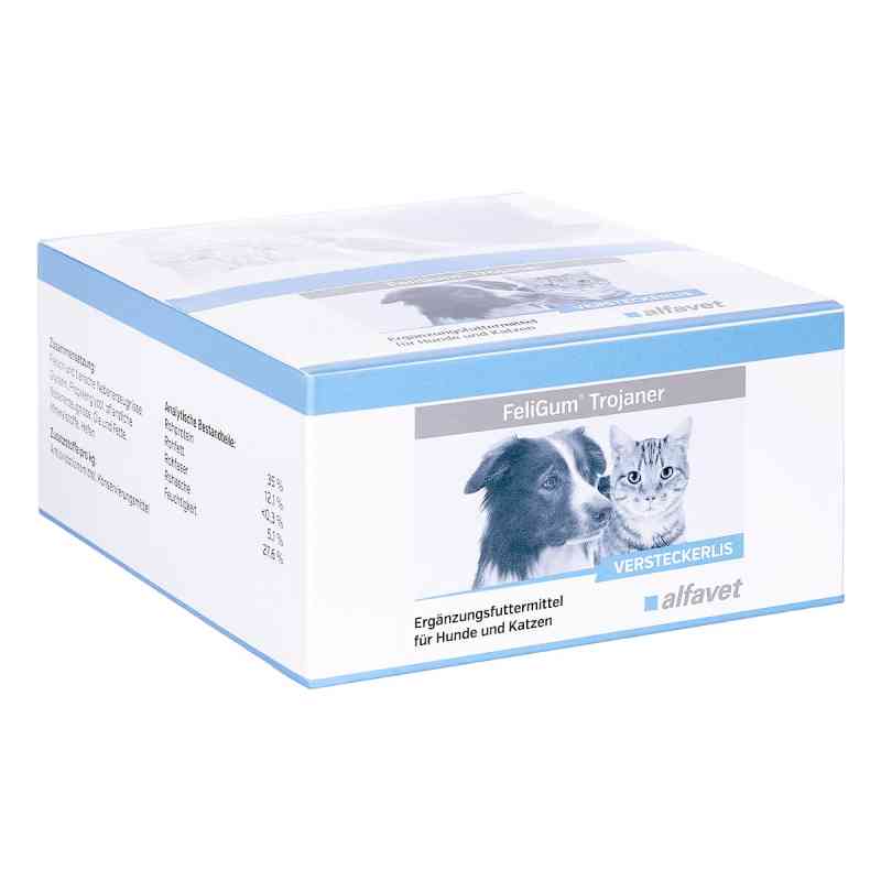 Feligum Trojaner Erg.futterm.pressl.f.hund/katze 30X10 g von alfavet Tierarzneimittel GmbH PZN 14419671