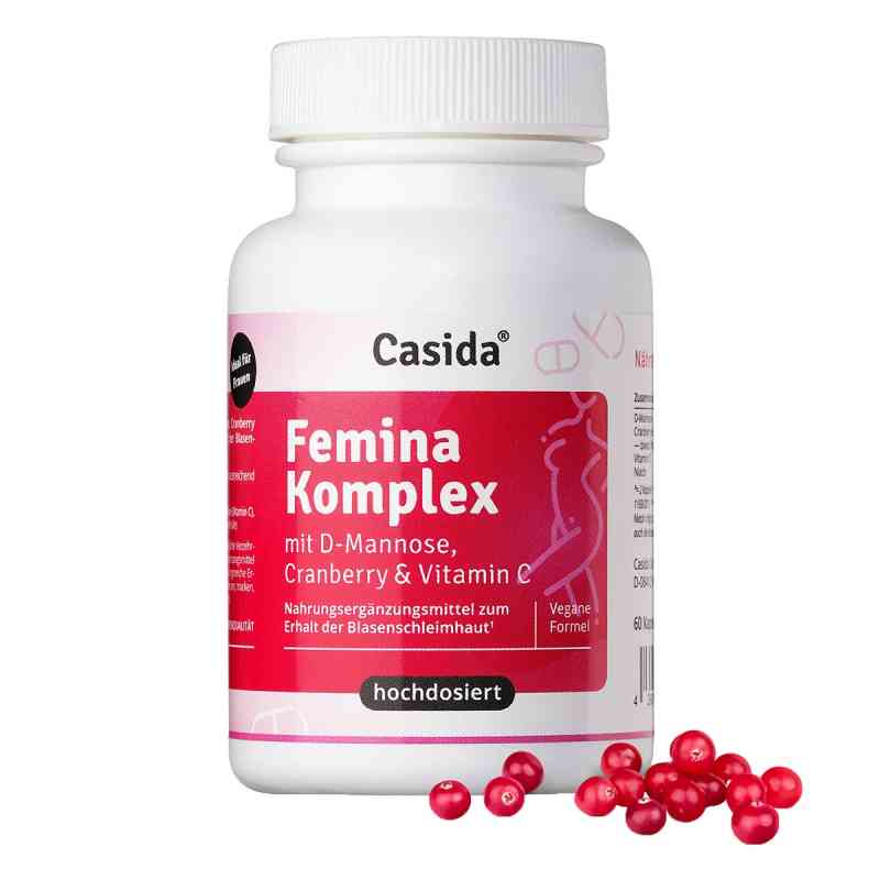 Femina Komplex Mit D Mannose+cranberry Kapseln 60 stk von Casida GmbH PZN 18055415