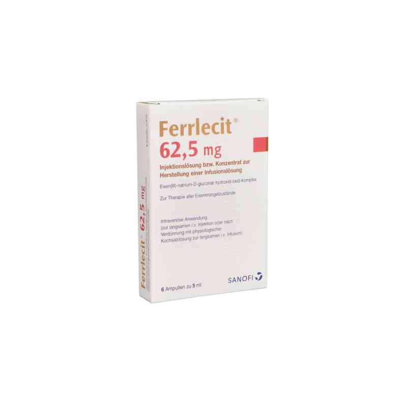 Ferrlecit 62,5 mg Ampullen 6X5 ml von 1 0 1 Carefarm GmbH PZN 15266436