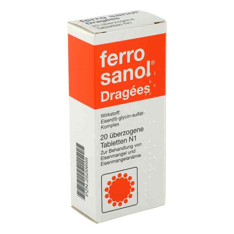 Ferro sanol 40mg Dragees 20 stk von Teofarma s.r.l. PZN 02520695
