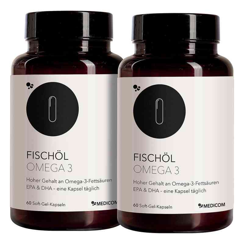 Fischöl Omega-3 Weichkapseln 2X60 stk von MEDICOM Pharma GmbH PZN 20627095