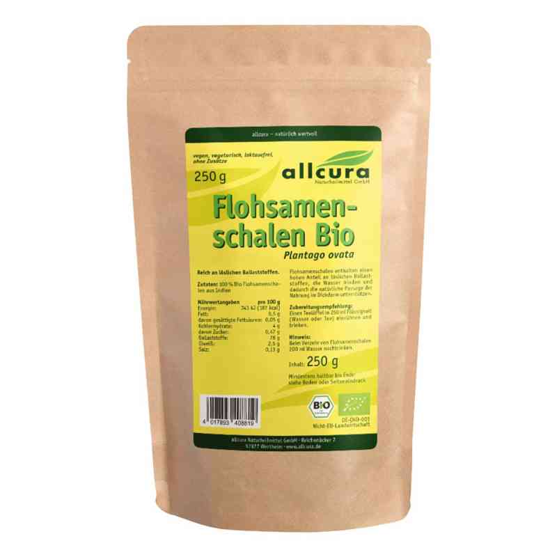 Flohsamenschalen Bio 250 g von allcura Naturheilmittel GmbH PZN 18391484
