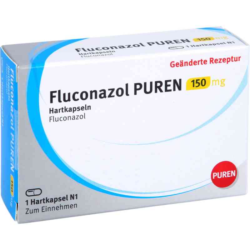 Fluconazol Puren 150 mg Hartkapseln 1 stk von PUREN Pharma GmbH & Co. KG PZN 11354787