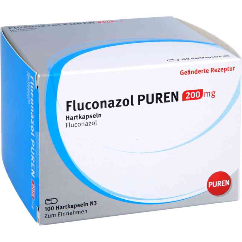 Fluconazol Puren 200 mg Hartkapseln 100 stk von PUREN Pharma GmbH & Co. KG PZN 11354830