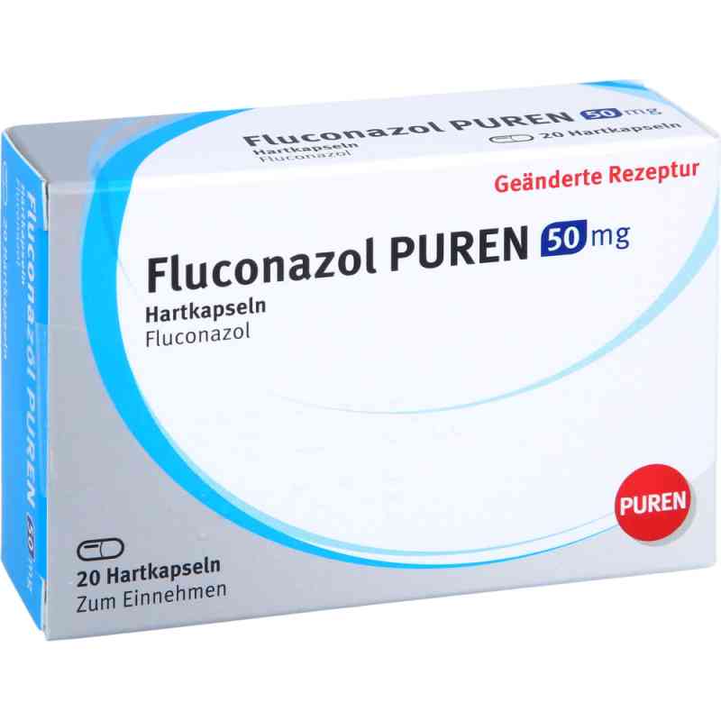 Fluconazol Puren 50 mg Hartkapseln 20 stk von PUREN Pharma GmbH & Co. KG PZN 11354681