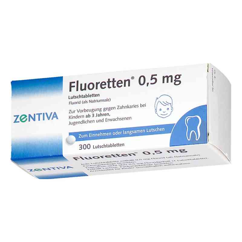Fluoretten 0,5mg 300 stk von Zentiva Pharma GmbH PZN 02477930