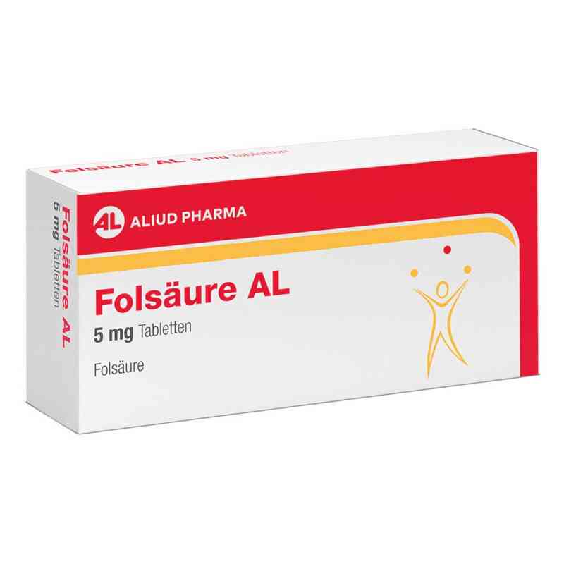 Folsäure AL 5 mg Tabletten bei Folsäuremangel 50 stk von ALIUD Pharma GmbH PZN 17844736