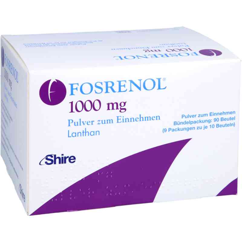 Fosrenol 1000 mg Pulver zum Einnehmen 90 stk von TAKEDA GmbH PZN 09702399