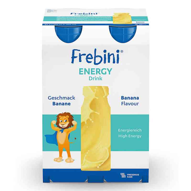 Frebini Energy Trinknahrung Banane für Kinder 4X200 ml von Fresenius Kabi Deutschland GmbH PZN 00063791