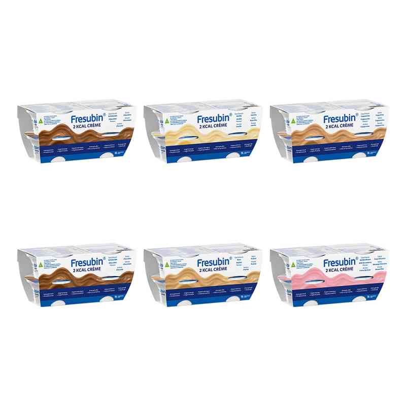 Fresubin 2 kcal Creme Mischkarton | Pudding & Aufbaunahrung 24X125 g von Fresenius Kabi Deutschland GmbH PZN 10211293